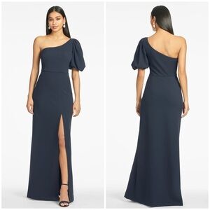 SACHIN + BABI Nadia Gown In Navy Blue